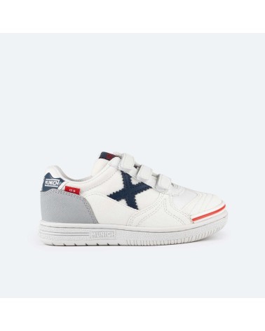 Zapatilla Munich G-3 Kid Vco 436 BlancaAzul
