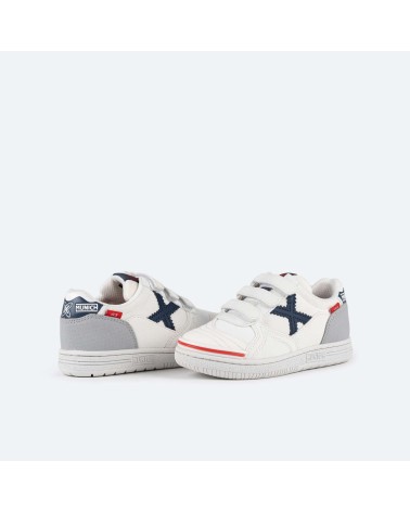 Zapatilla Munich G-3 Kid Vco 436 BlancaAzul