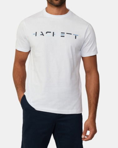 Camiseta Hackett Block White