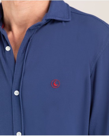 Camisa El Ganso Piqué Marino