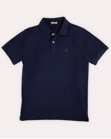 Polo El Ganso Piqué Garment Dyed Marino