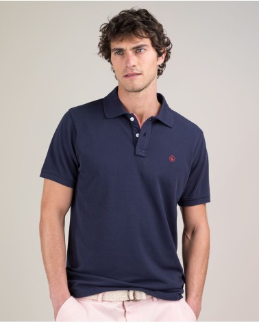 Polo El Ganso Piqué Garment Dyed Marino