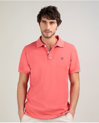 Polo El Ganso Piqué Garment Dyed Coral