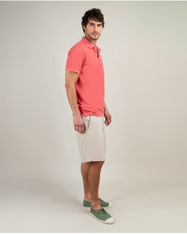 Polo El Ganso Piqué Garment Dyed Coral