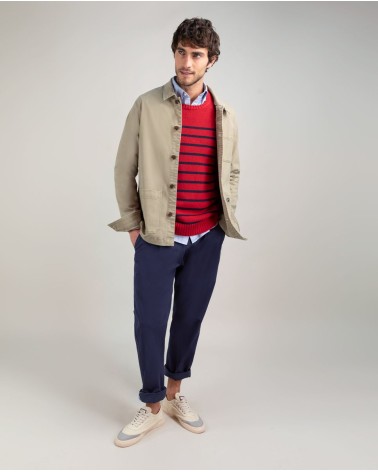 Sobrecamisa El Ganso Algodón Garment Dyed Kaki