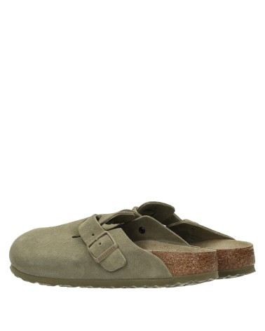 Zueco Birkenstock Boston Bs Faded Khaki