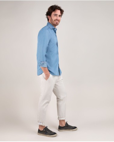 Camisa El Ganso Denim Indigo Azul