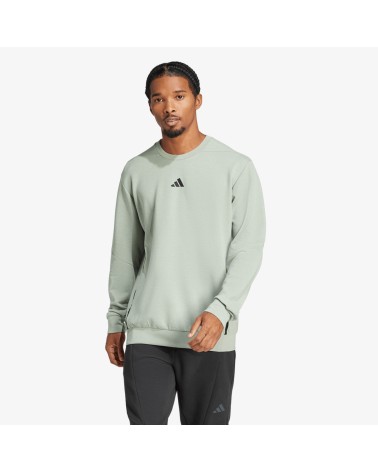 Sudadera Adidas D4T Crew SilGreen