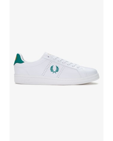 Zapatilla Fred Perry B6312 Leather White