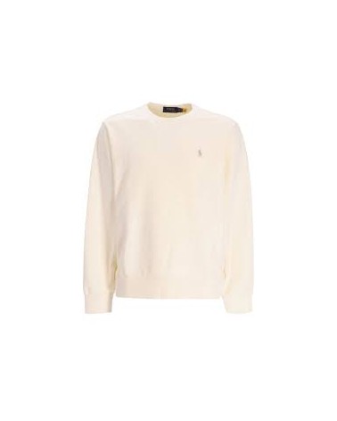 Sudadera Ralph Lauren Básic Crew Cream