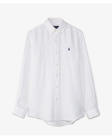 Camisa Ralph Lauren Lino Blanca