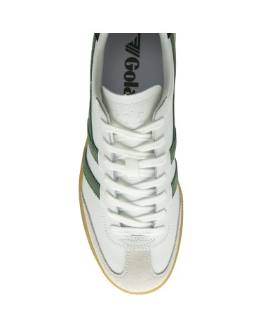 Zapatilla Gola Viper Leather White/Evergreen/Black