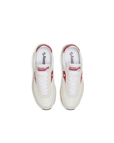 Zapatilla Saucony Trainer 80 White/Red